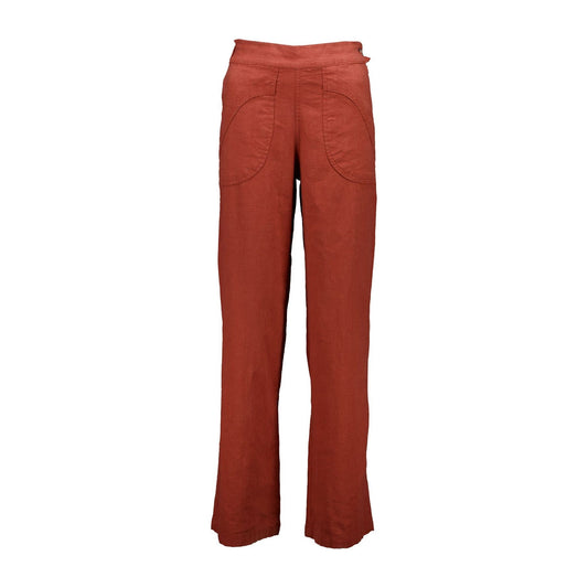 Olga De Polga Peggy Long pants Lino Rose Brick