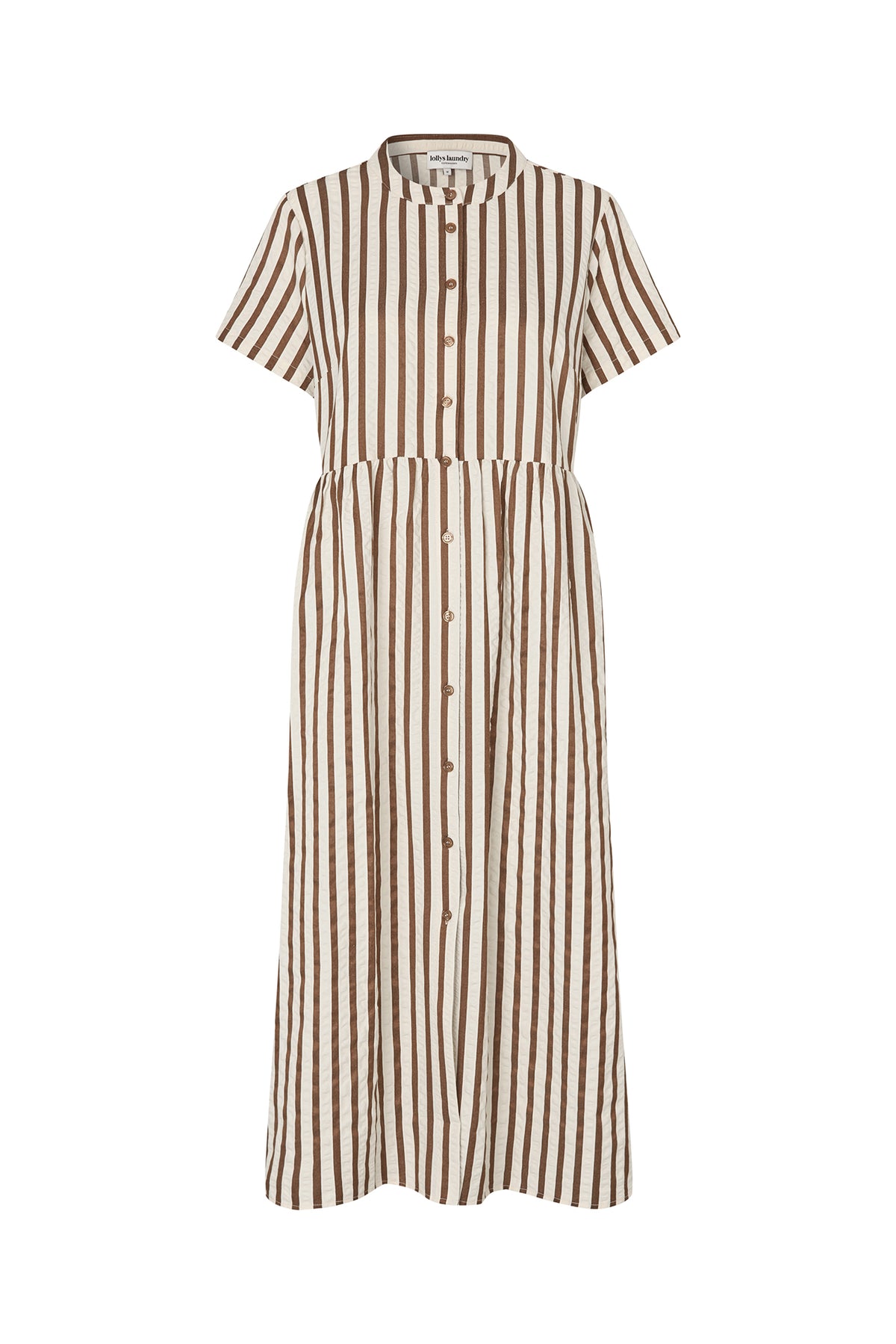 Lollys Laundry Aliya Maxi Dress Dark Mokka
