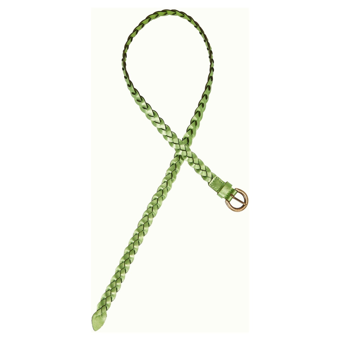 King Louie Braided Belt Fluro Green