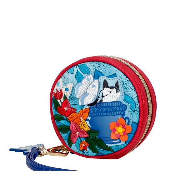 Vendula Gardens of the world Greece round coin purse
