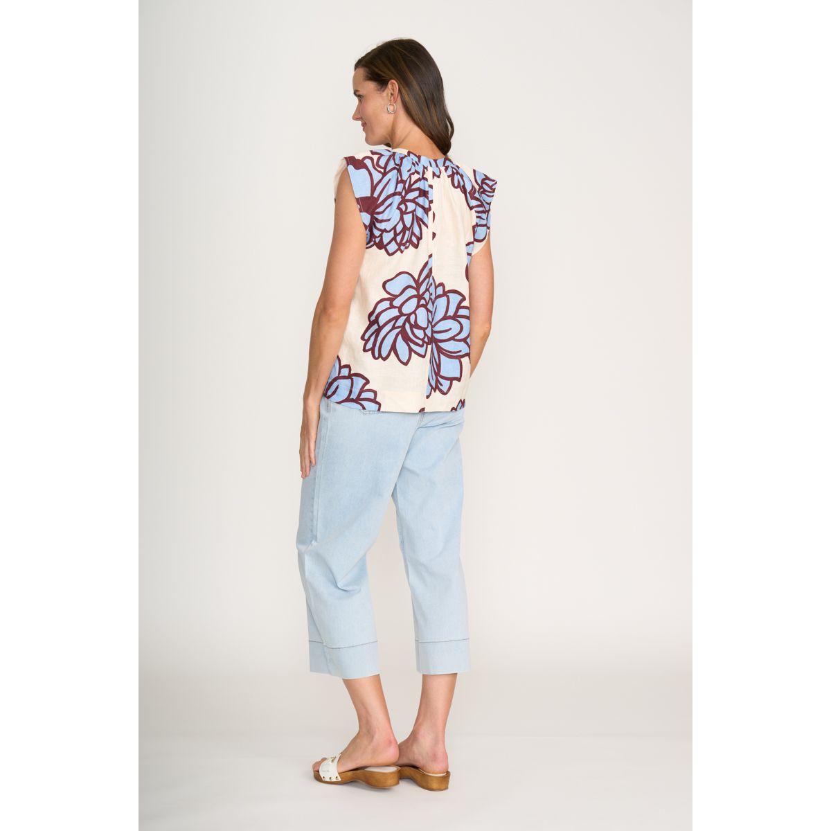 Foil Bloom Fetching Top