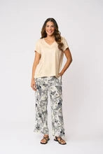 Foil Seams Sew Top Metallic
