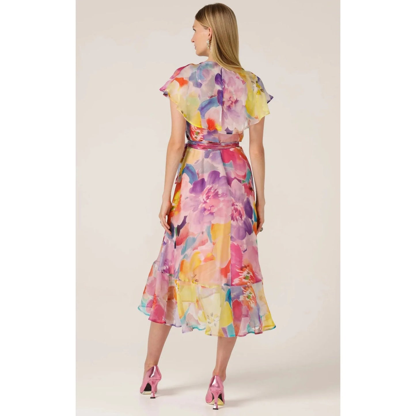 Sacha Drake Pajaritos Wrap Dress (Multi Flo)