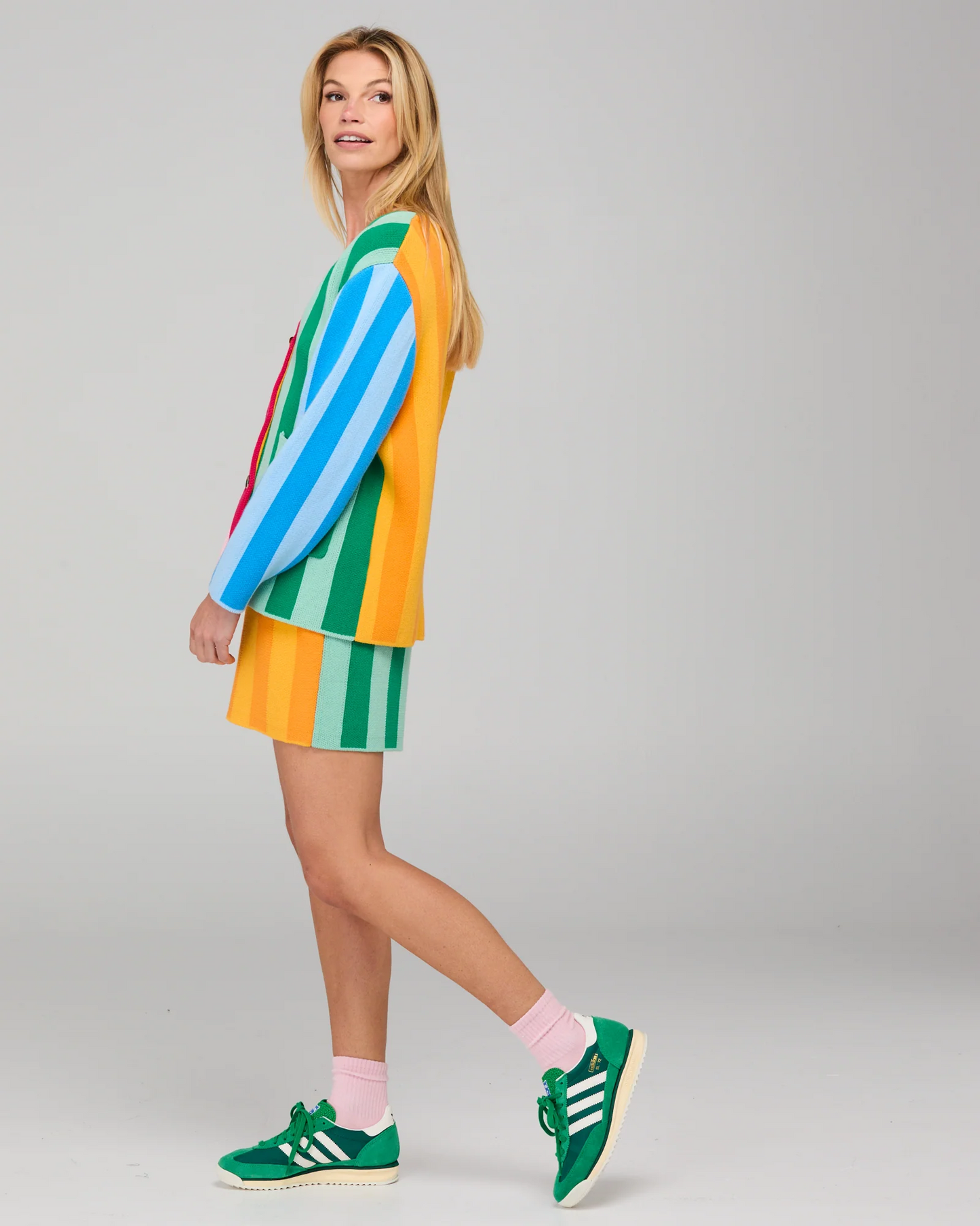 Boom Shankar Rainbow Cardigan
