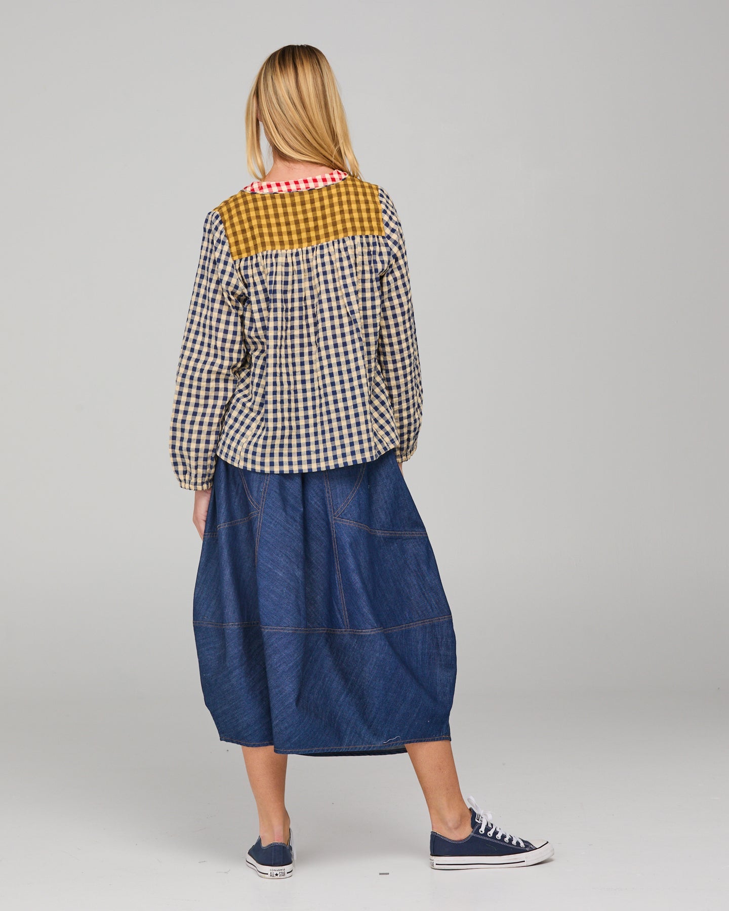 Boom Shankar Fleetwood Top Navy Spliced