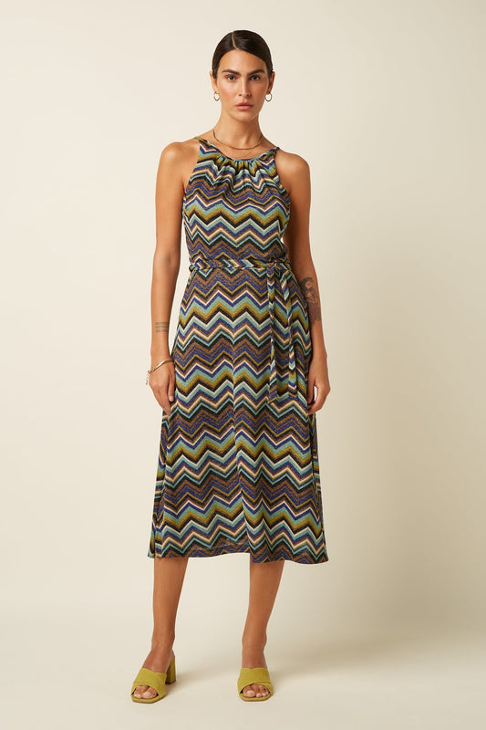 King Louie Hazel Dress - Shio/Strong Blue