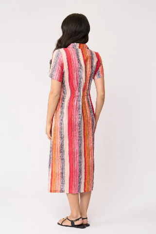 Foil Advanced Interaction Dress Sunset Stripe