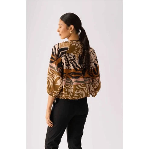 Foil Pick Up Line Blouse