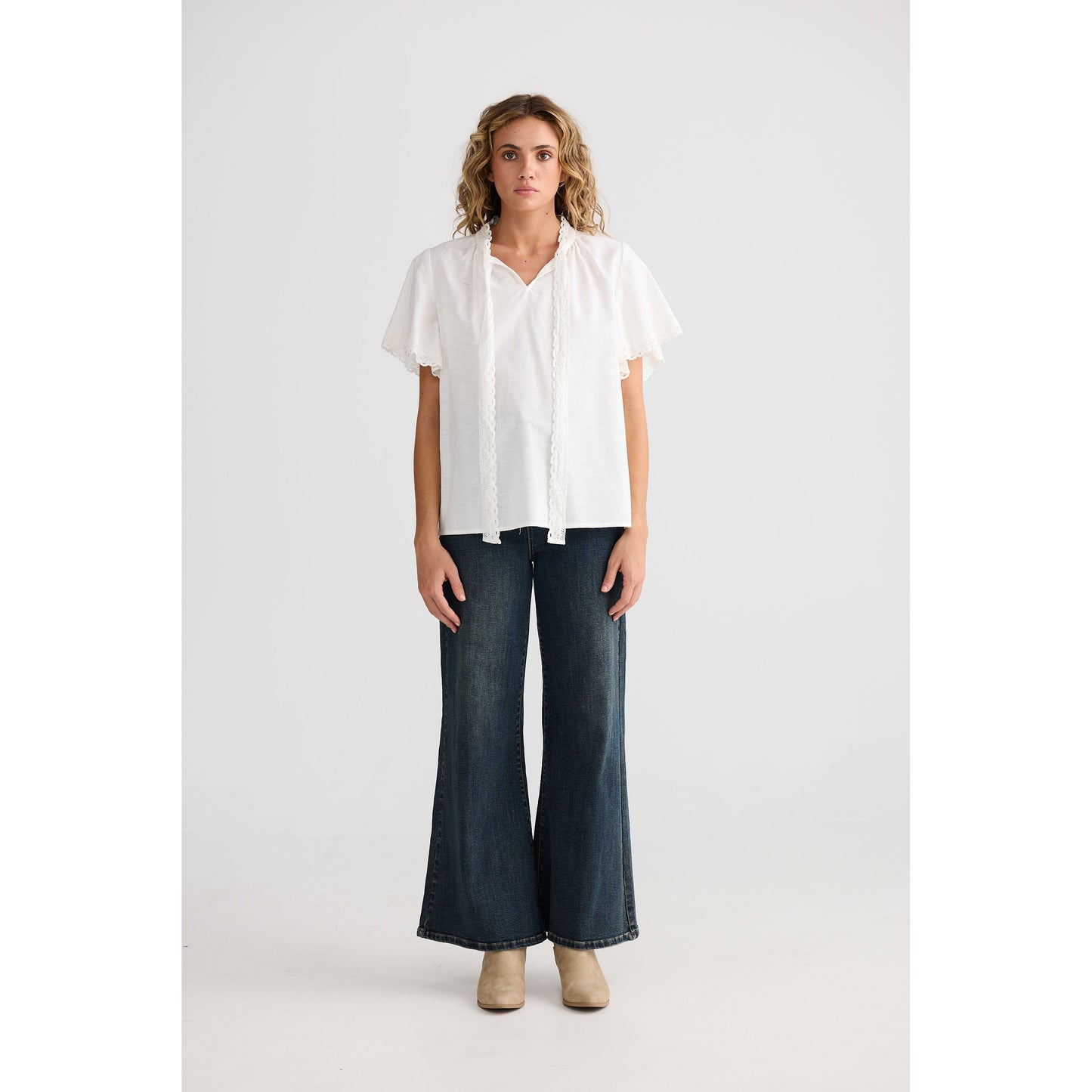 Talisman Cherri Top Off White