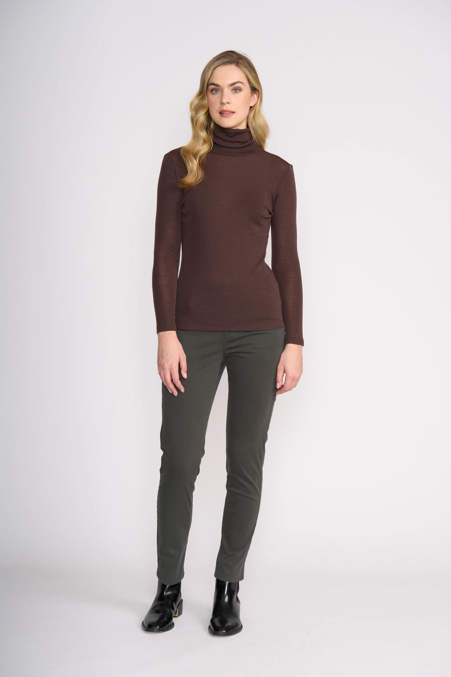 Foil Holey Moley Trouser Dark Sage/Russet