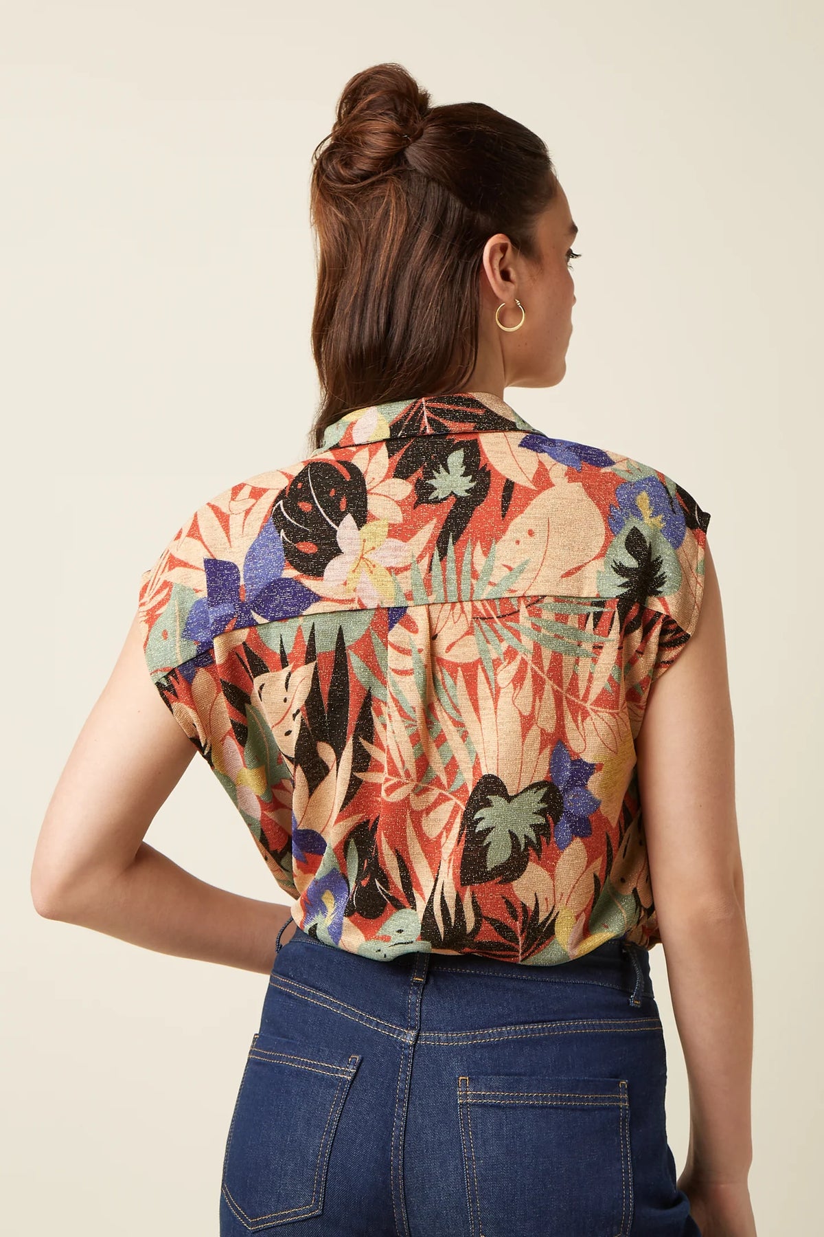 King Louie Amy Blouse - Mola/Langoustino Orange