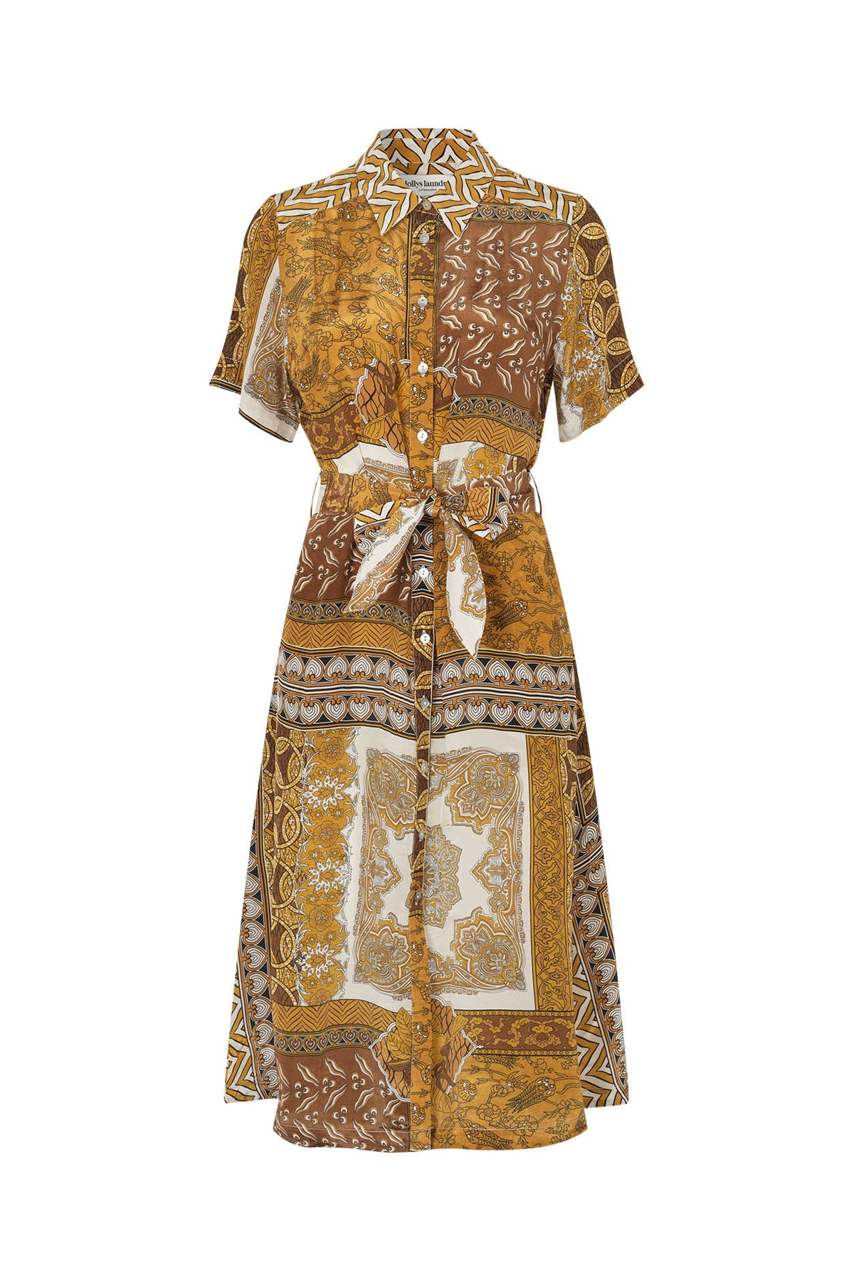 Lollys Laundry Tulle Midi Dress Graphic Print