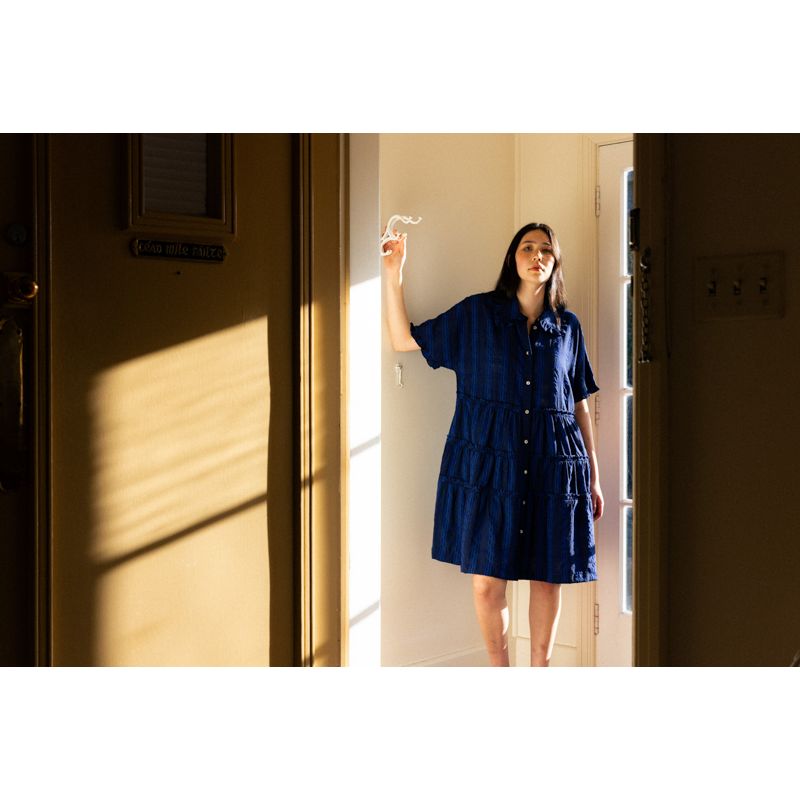 Neris the ruffles dress (dandelion or lapis)￼