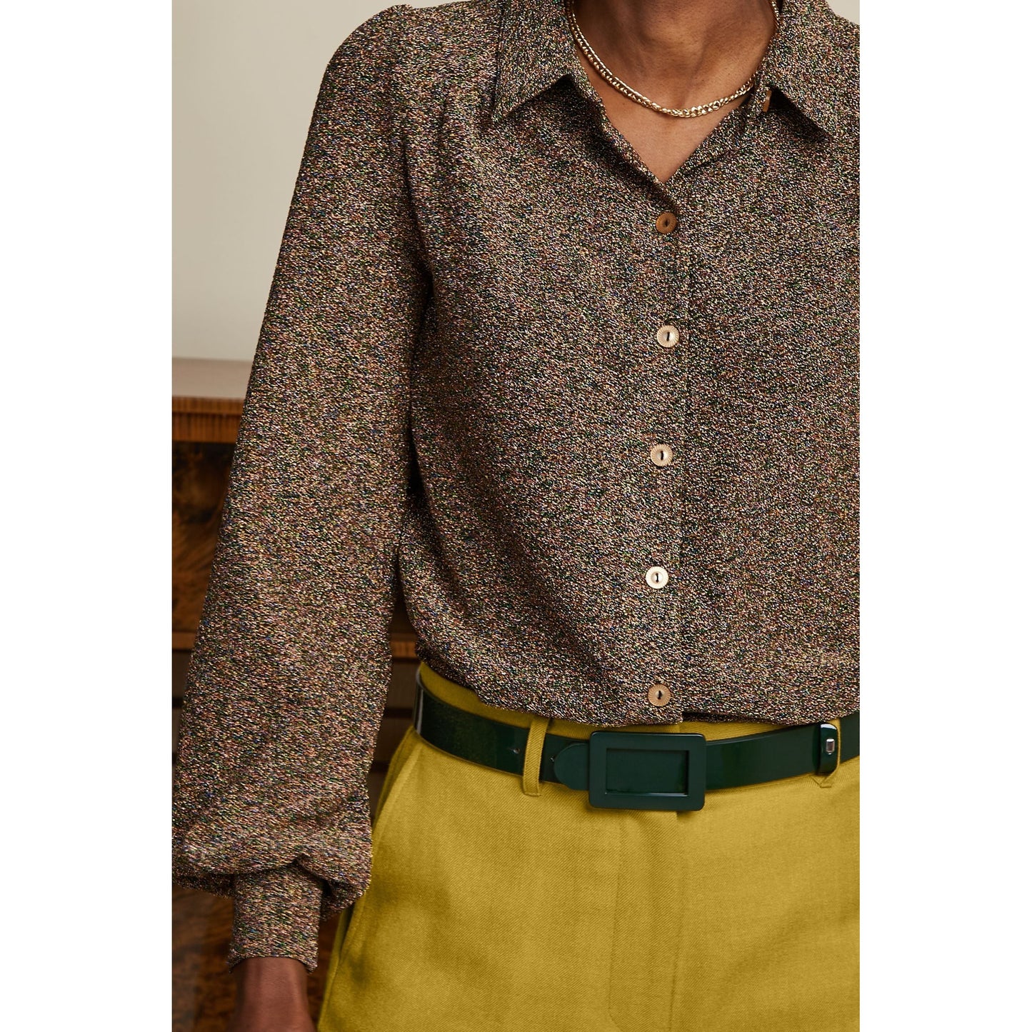 King Louie Patent Belt (Green)