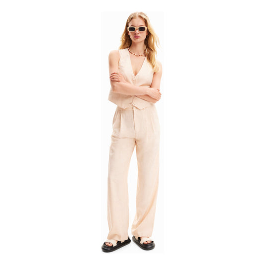 Desigual Trousers 24SWPW32 Crudo