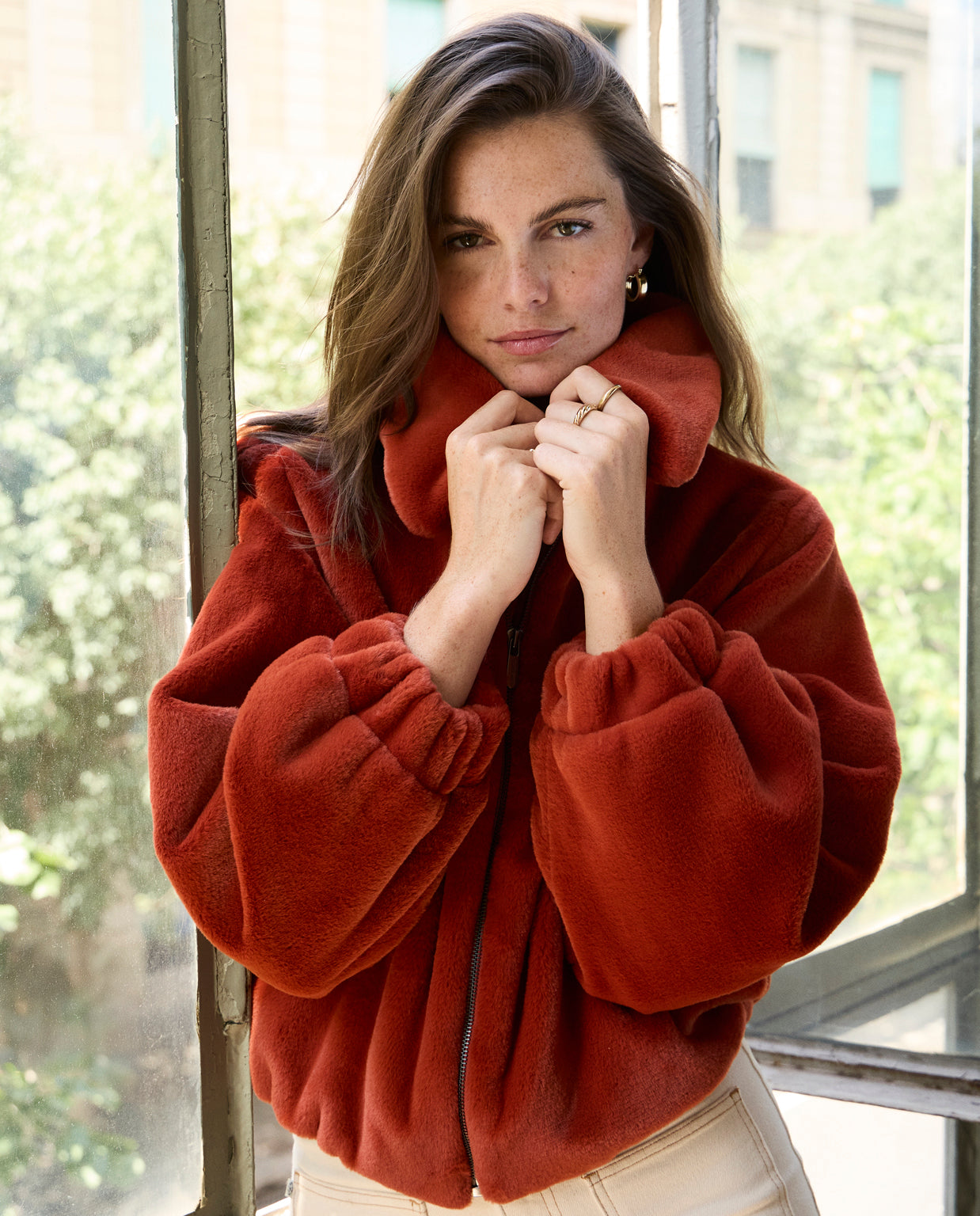 Surkana Short Faux Fur Jacket