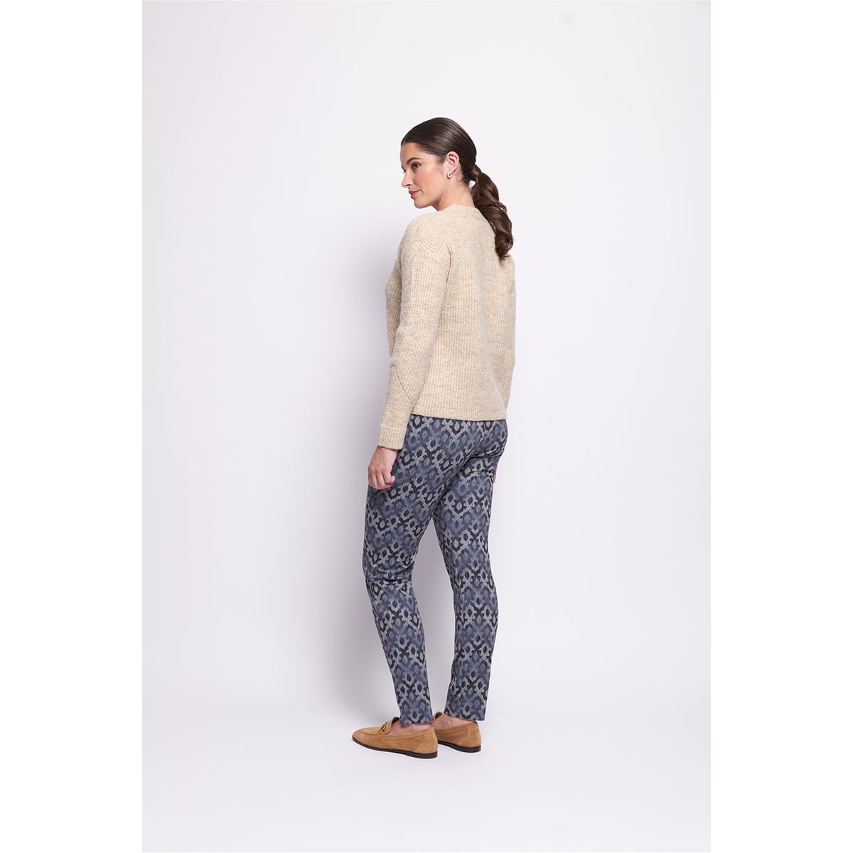 Foil Good Reception Cardigan (Matcha & Natural)