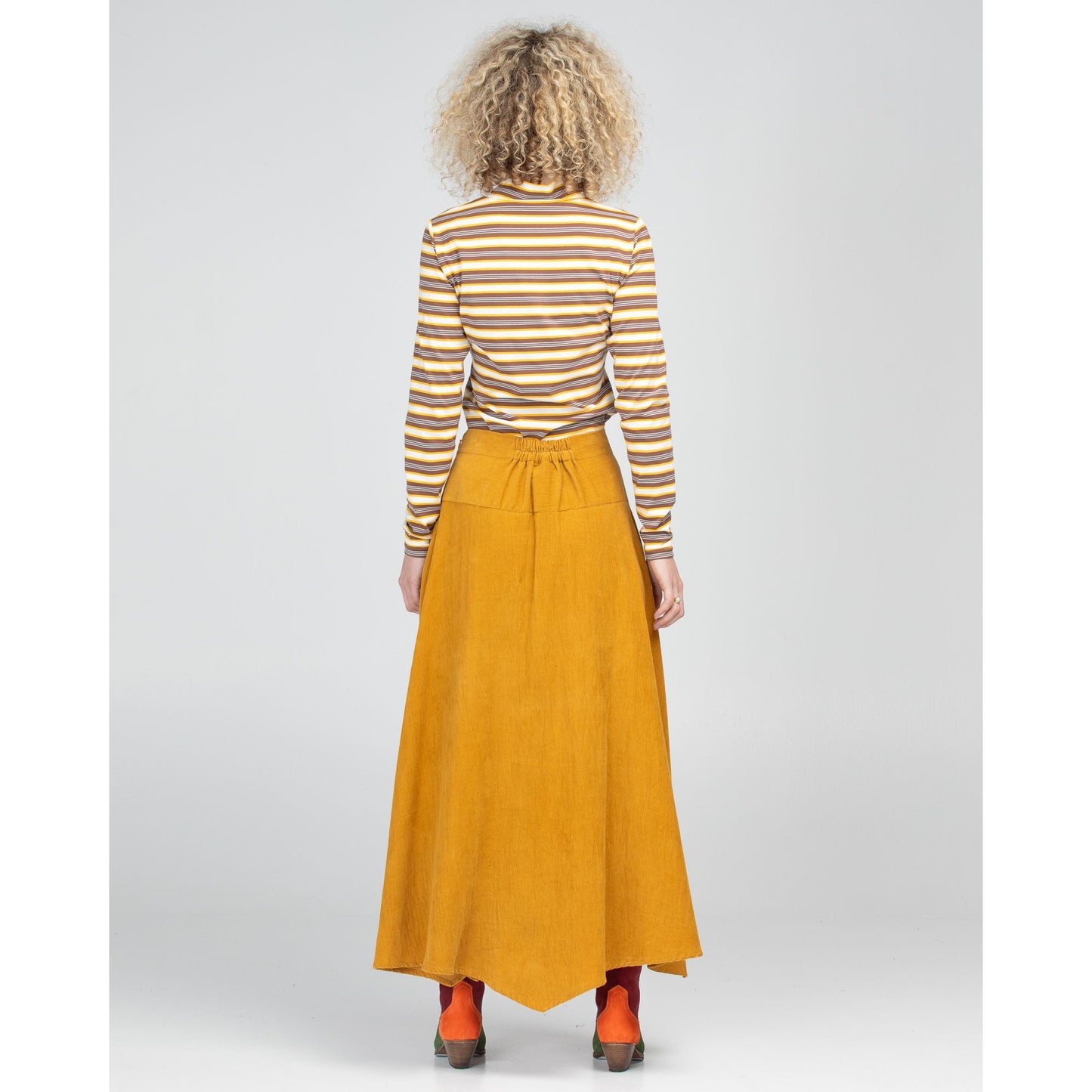 Boom Shankar Adeline skirt Marigold