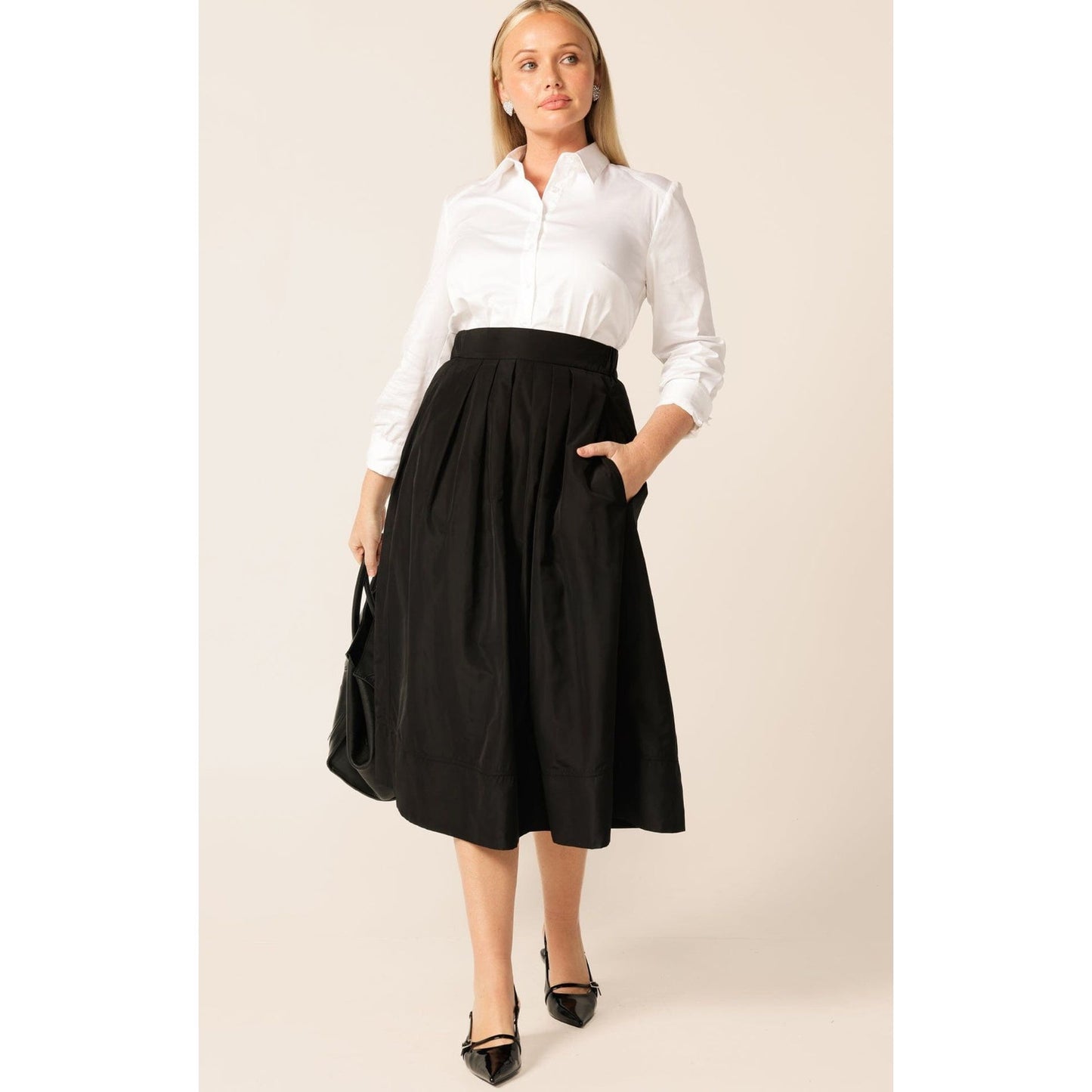 Sacha Drake pleated a line skirt