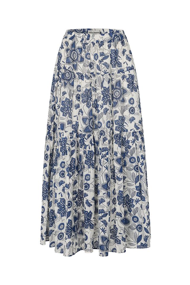 Lolly's Laundry Sunset Maxi Skirt Blue