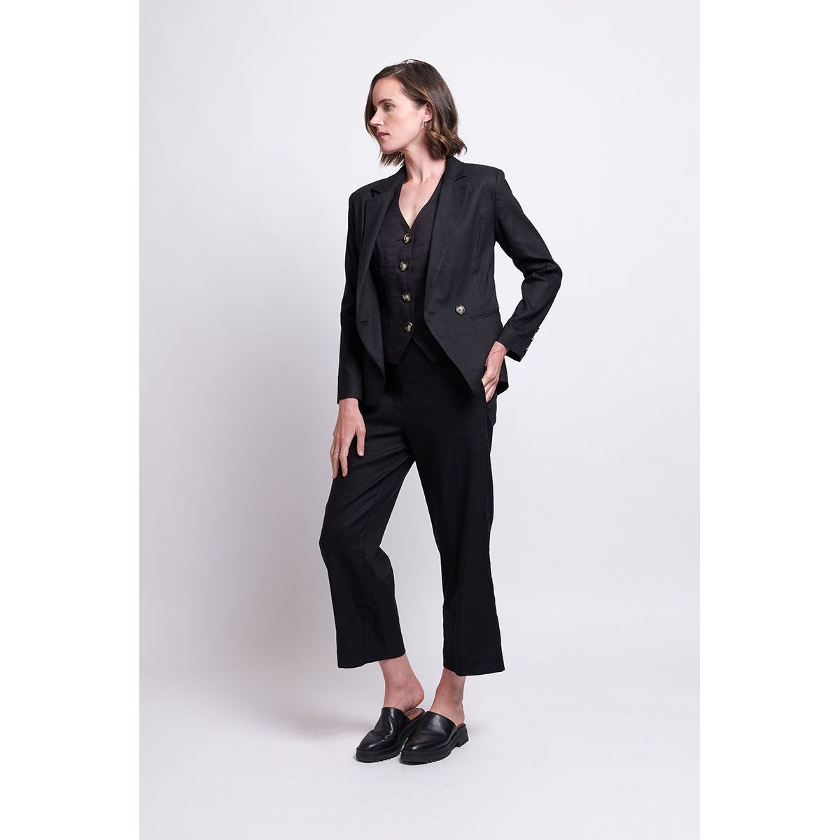 Foil By the Book Blazer Mocha