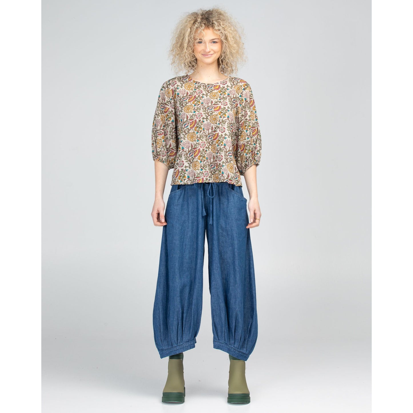 Boom Shankar Mid wash Denim Guru Pant