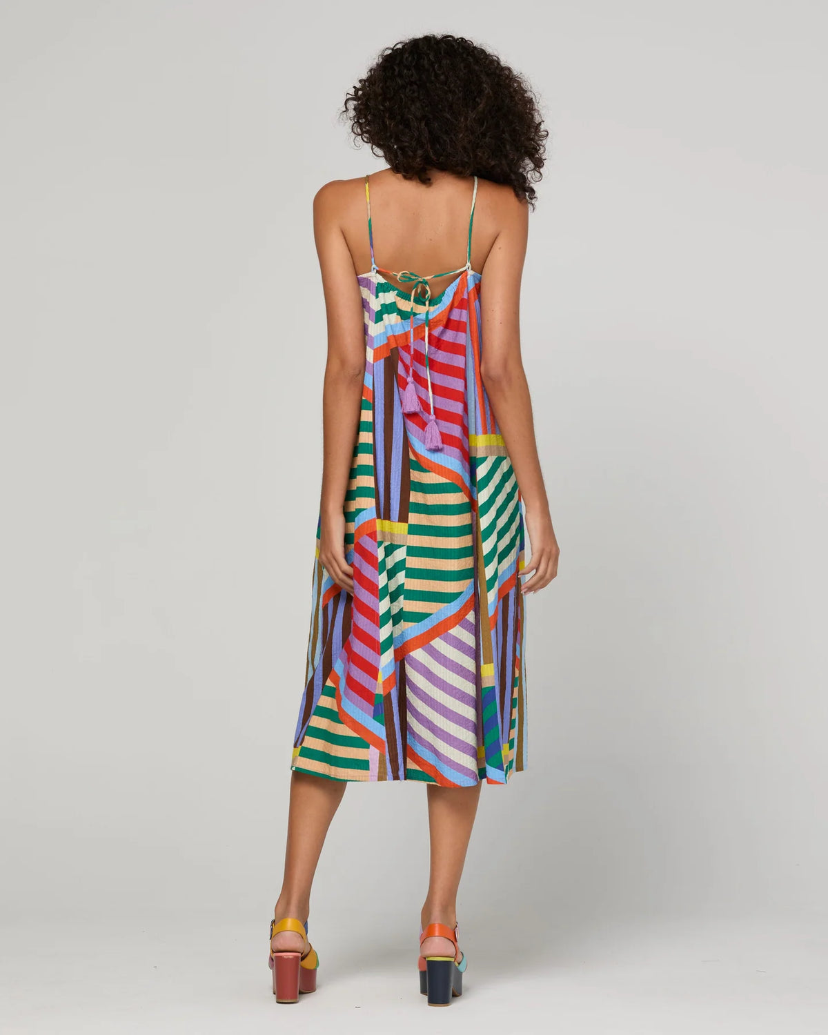 Boom Shankar Aria Dress Liquorice Stripe