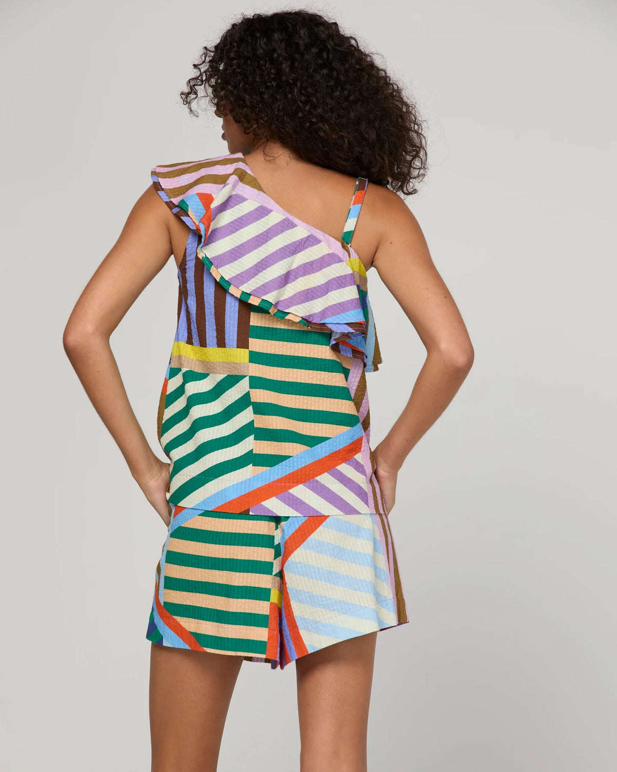 Boom Shankar Colada Short Liquorice Stripe
