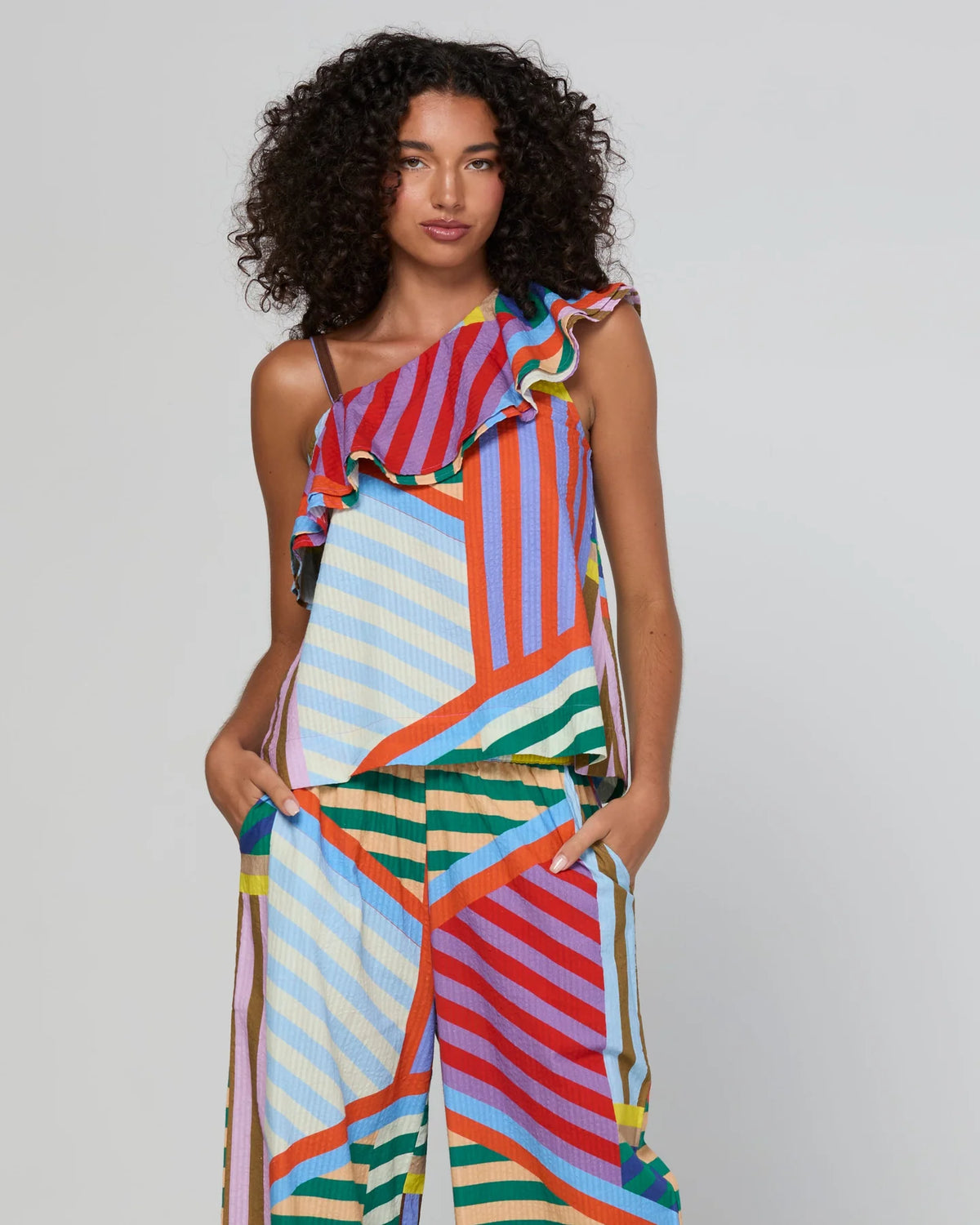 Boom Shankar Harper Pant Liquorice Stripe
