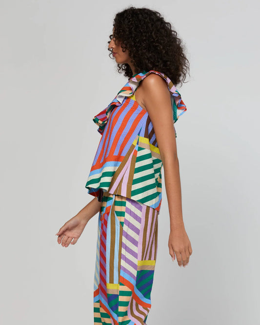 Boom Shankar Harper Pant Liquorice Stripe