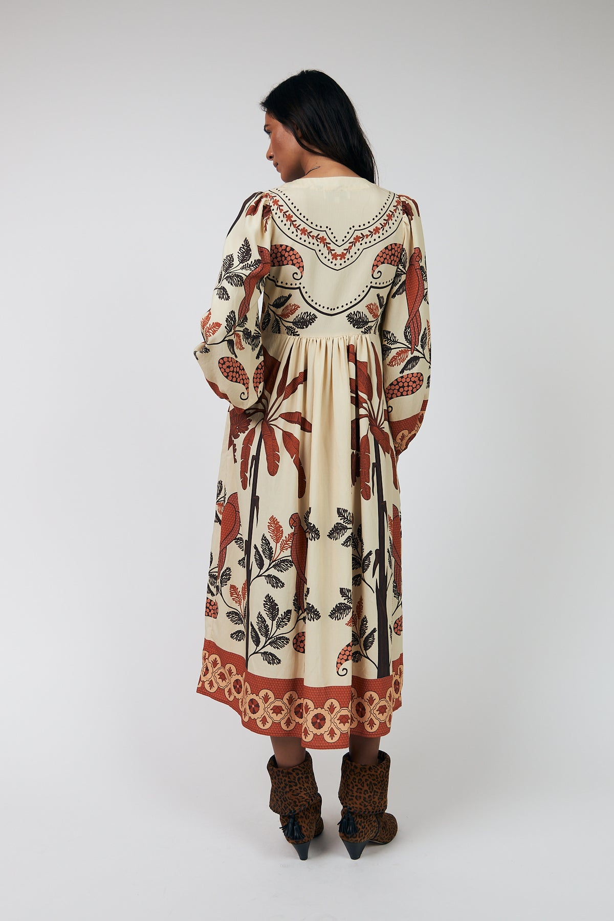 Lollys Laundry Sarai Dress Cream/Flower Print