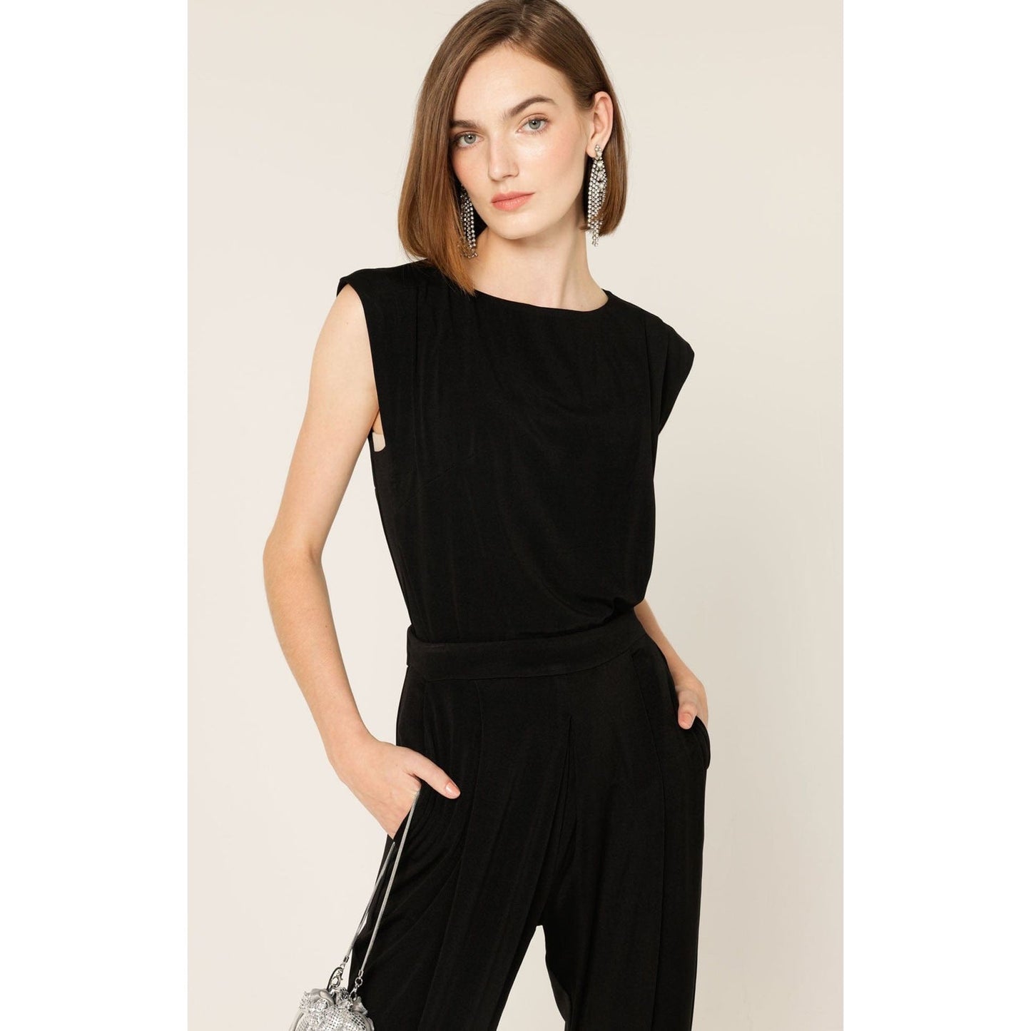 Sacha Drake pleated shell top