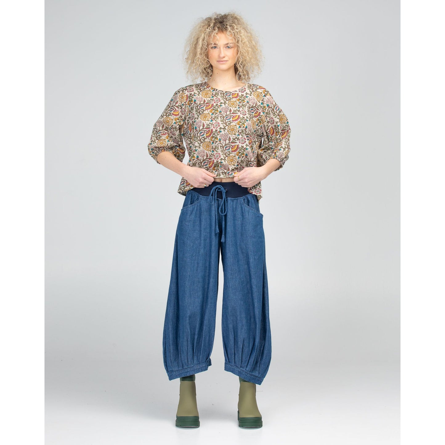 Boom Shankar Mid wash Denim Guru Pant