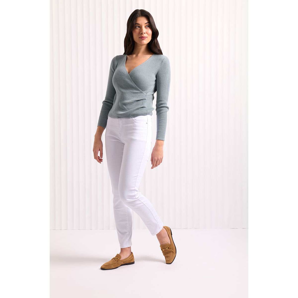 Foil Prima Sweater (Duck Egg, Oat or Caramel)