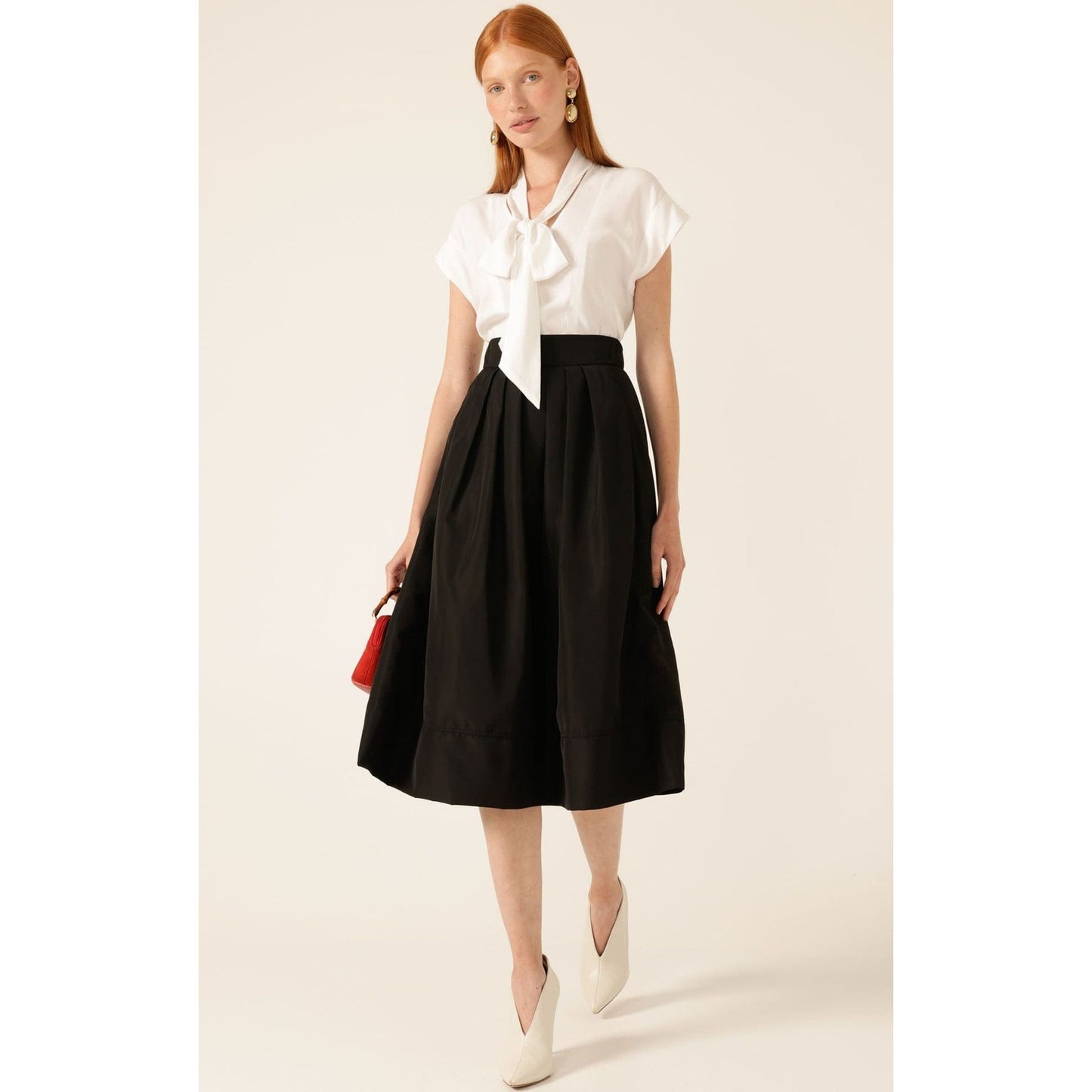 Sacha Drake pleated a line skirt