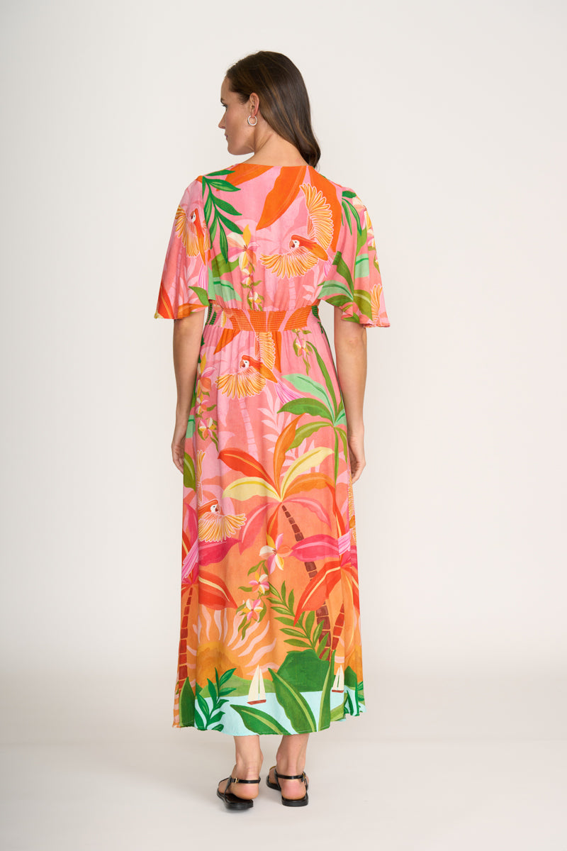 Foil Sun-kissed Race Favourite Dress