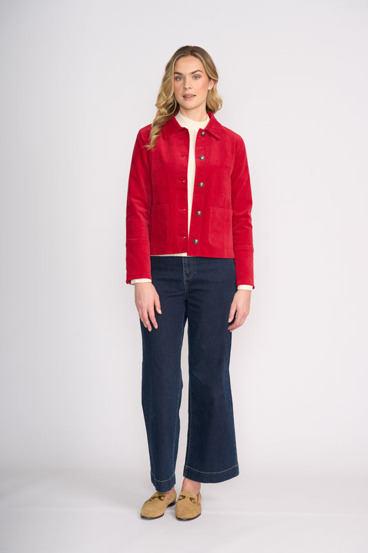 Foil Pre Re-Cord Jacket Rose
