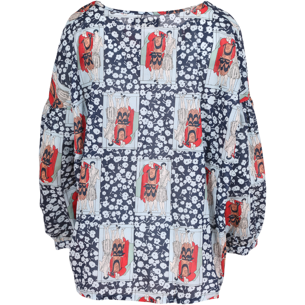 Olga de Polga Felix Leila Blouse Navy