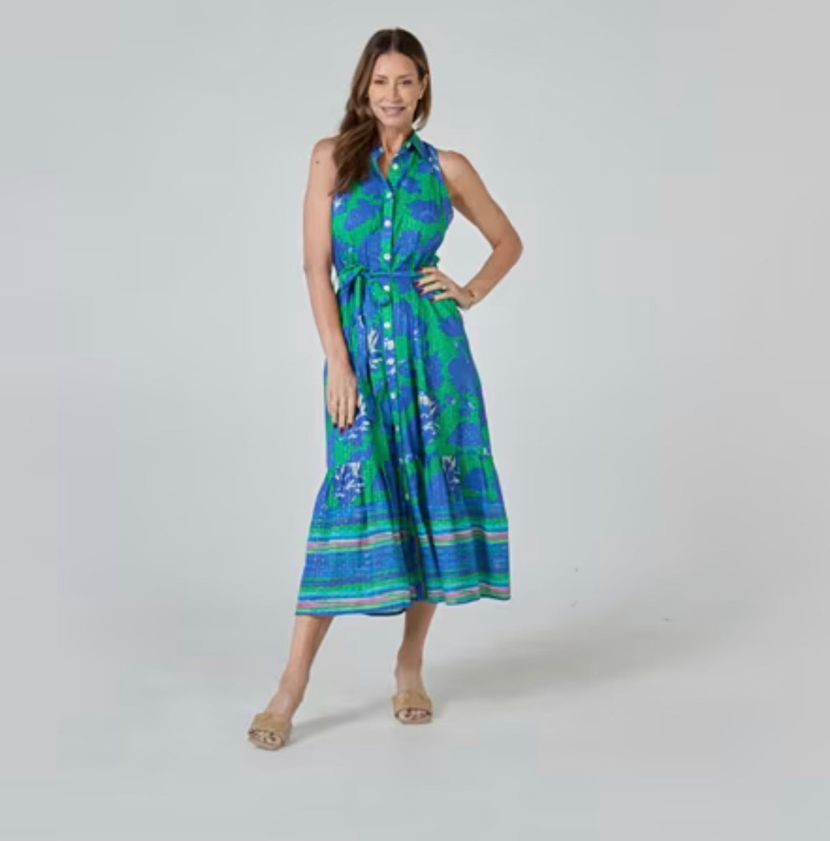 Rubyyaya Sunrise Maxi Blue
