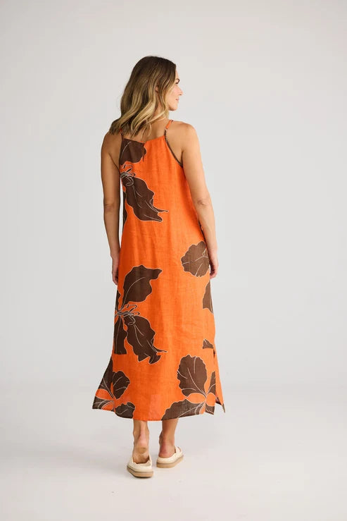 Holiday Cliffside Maxi Dress Hibiscus Breeze