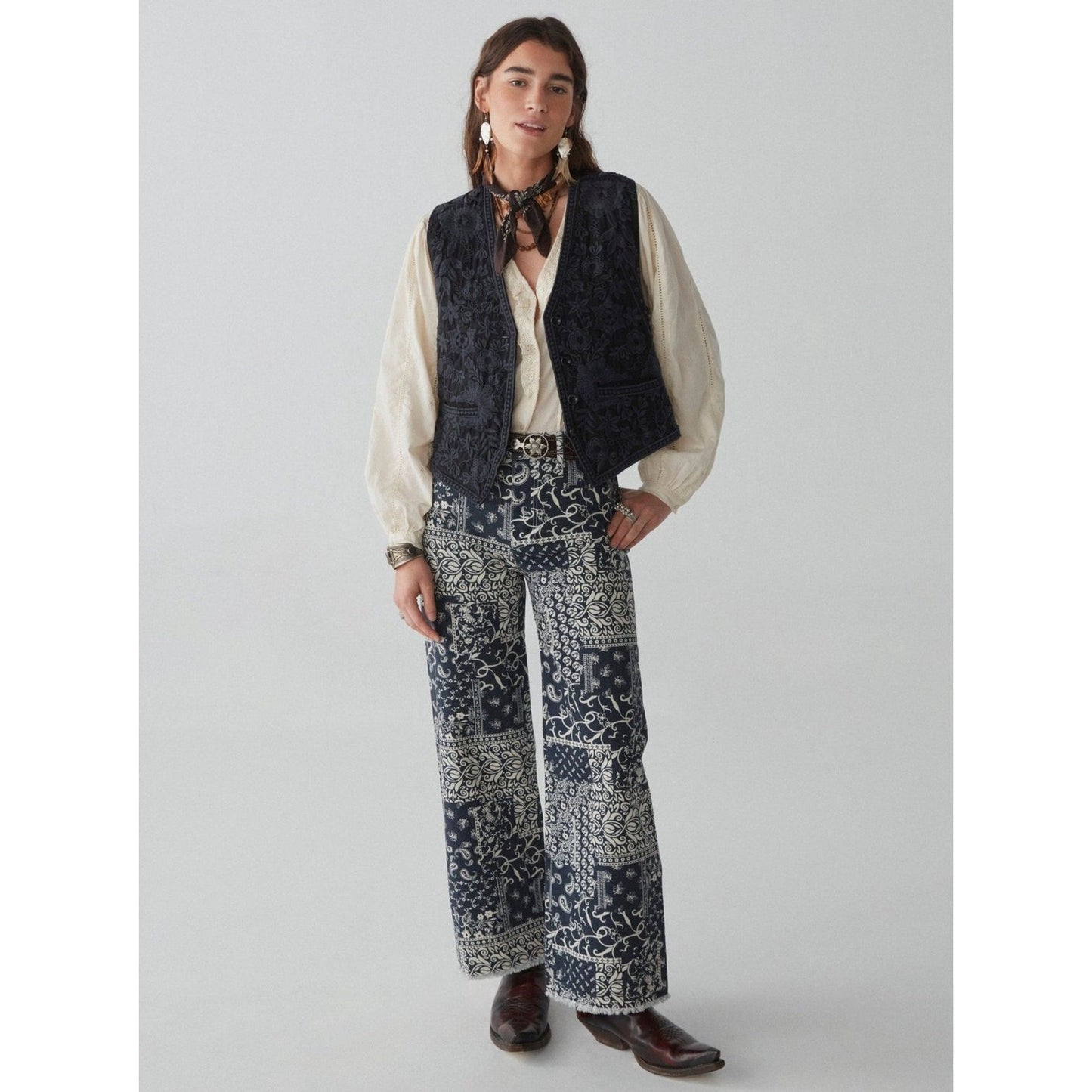 Maison Hotel Twiggy Pant (military blue)