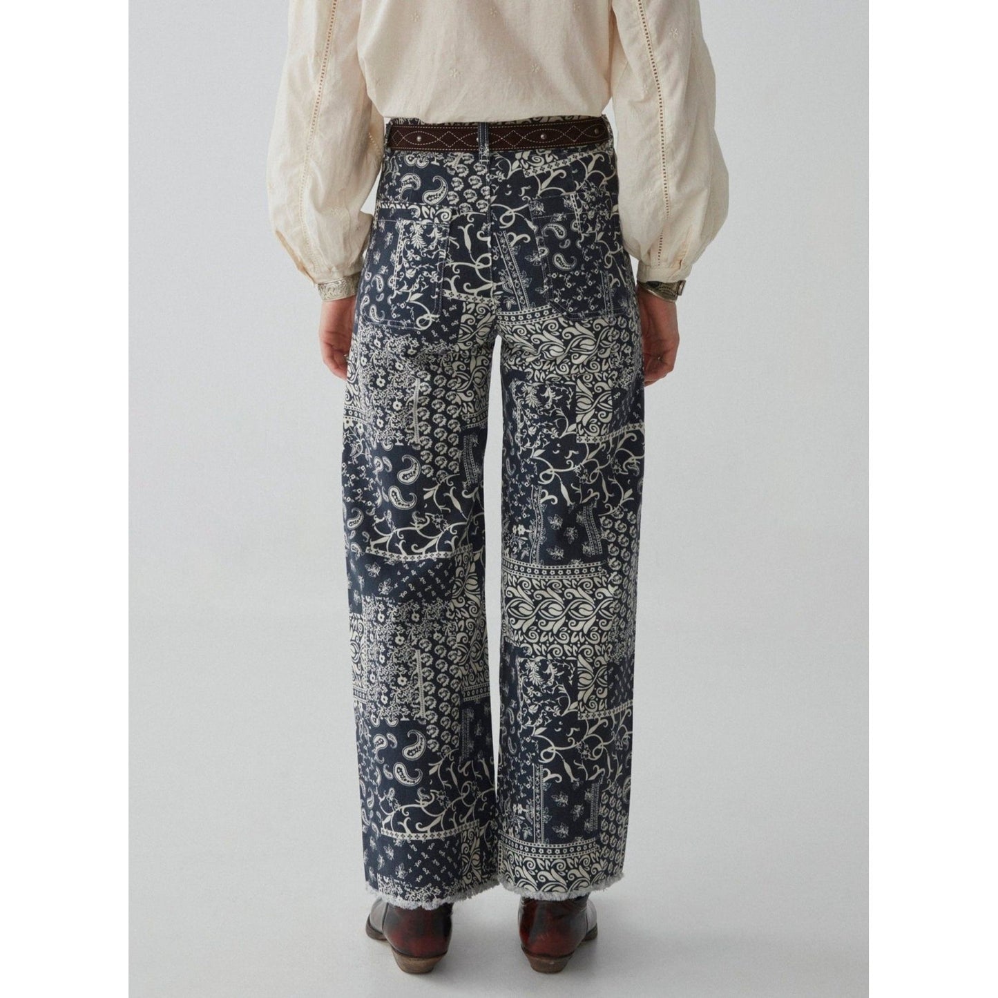 Maison Hotel Twiggy Pant (military blue)