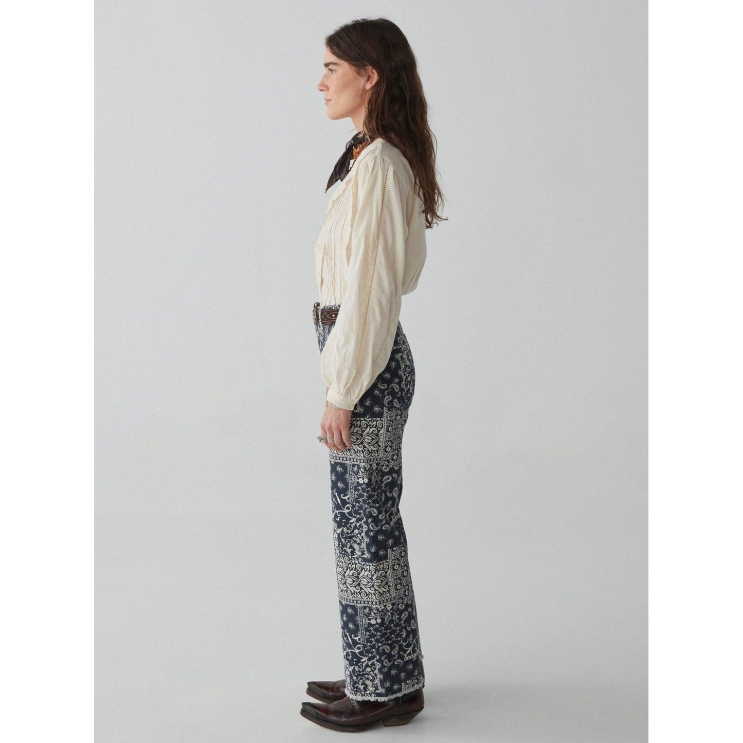 Maison Hotel Twiggy Pant (military blue)