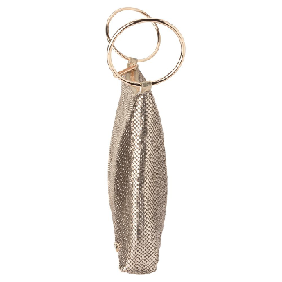 Olga Berg SHAR Mesh Convertible Bag - Gold