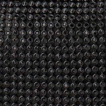 Olga Berg JESSICA Crystal Mesh Bag - BLACK