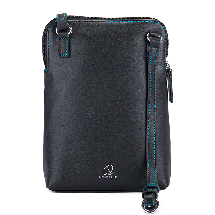 My Walit Travel Tri Zip Crossbody Black Pace