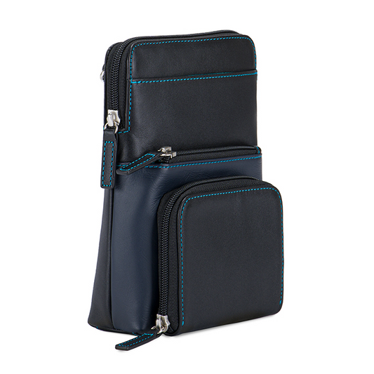My Walit Travel Tri Zip Crossbody Black Pace