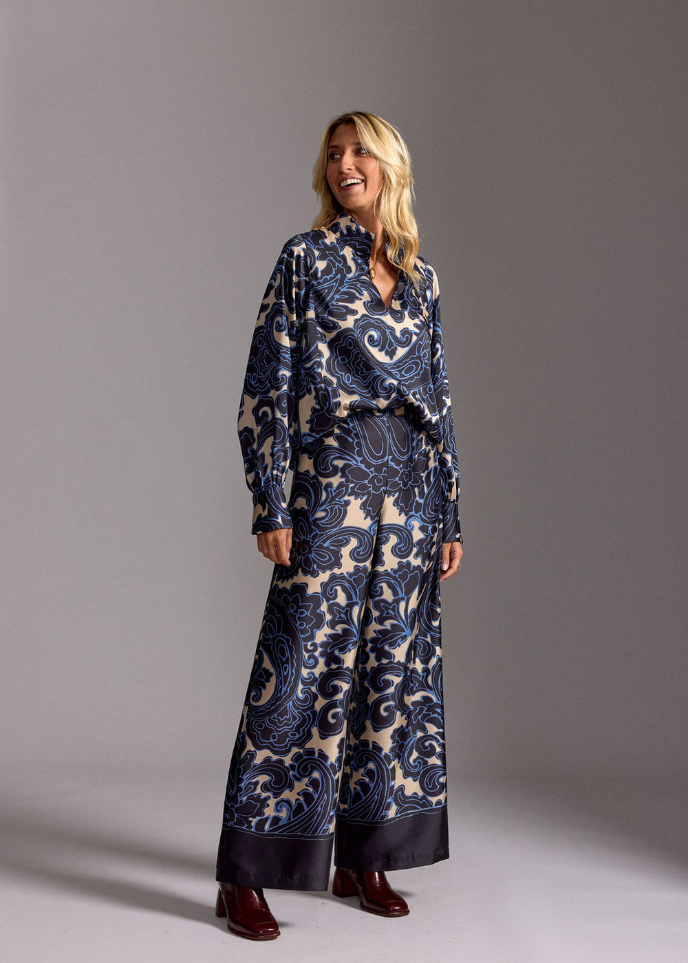 Lauren Vidal Andy Pants - Blue