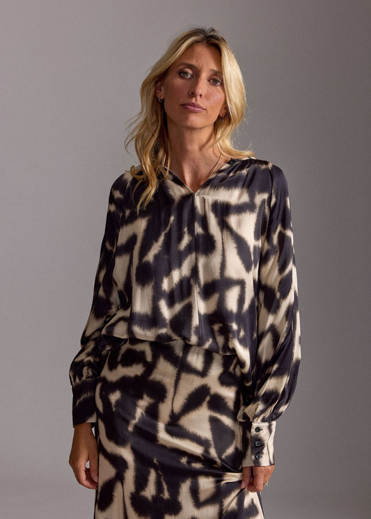Lauren Vidal Telma Blouse - Beige