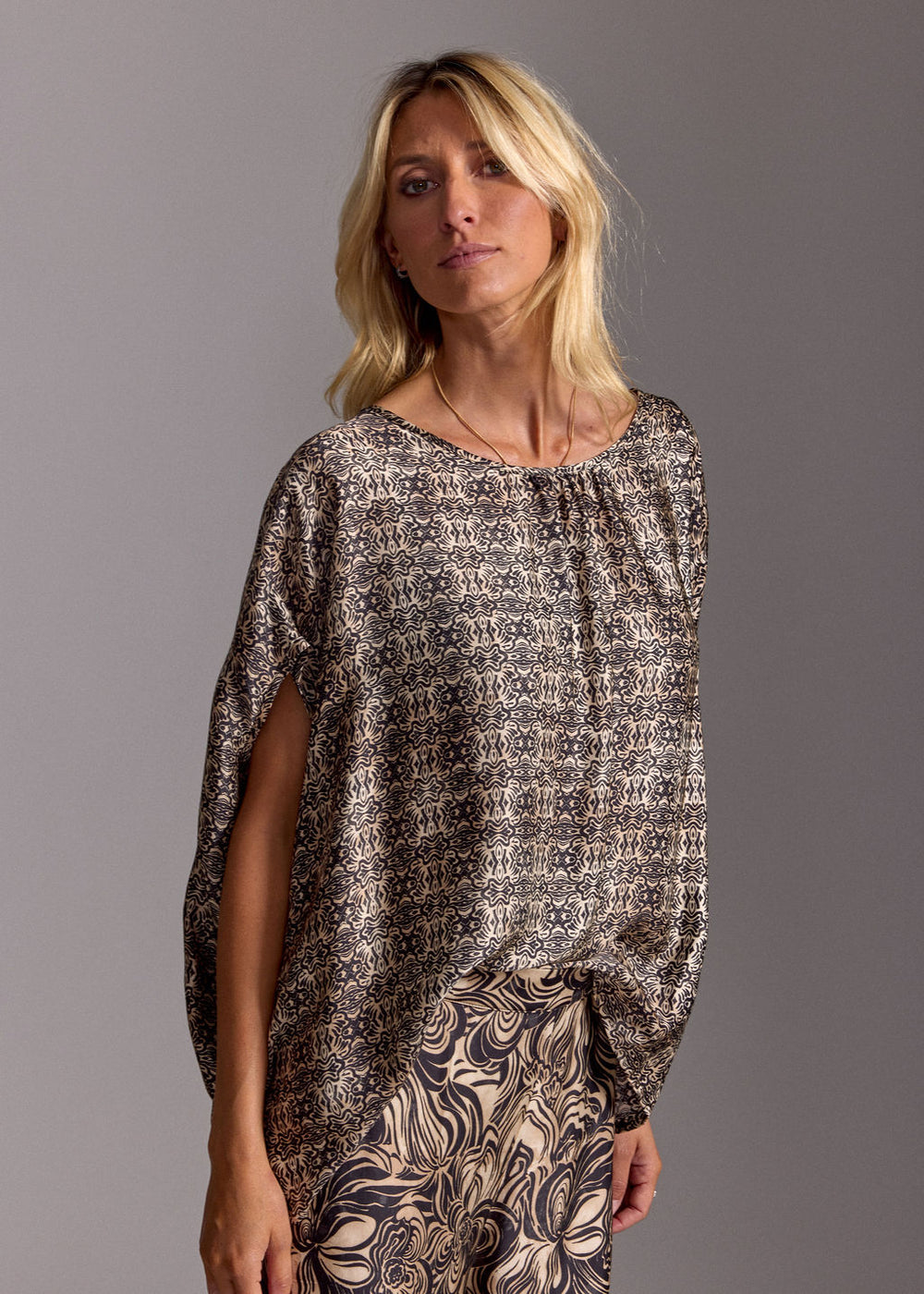 Lauren Vidal Indra Blouse - Beige